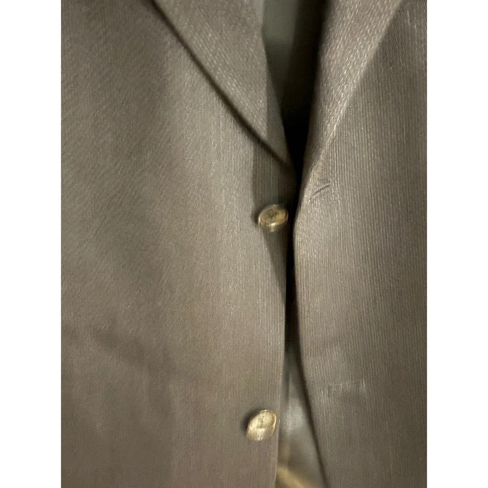 Andrew Fezza Assets Mens Black 100% Virgin Wool Blazer Sport Coat Jacket‎ 81262E